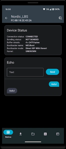 nRF Connect Device Manager 3.4.1 Screenshot
