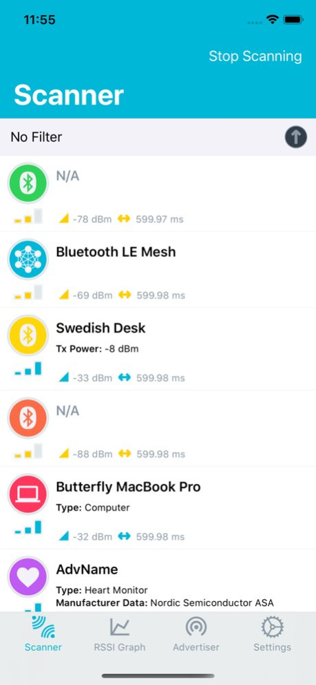 nRF Connect for Mobile 2.8.3 Screenshot