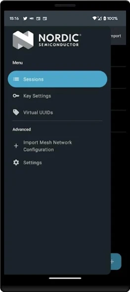 nRF Mesh Sniffer 1.0.0 Screenshot