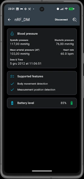 nRF Toolbox for Bluetooth LE 4.4.1 Screenshot