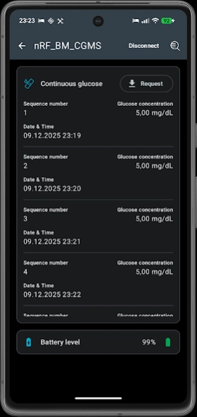 nRF Toolbox for Bluetooth LE 4.4.1 Screenshot