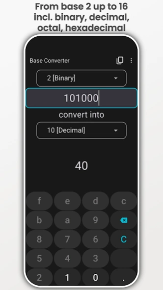Base Converter  Screenshot