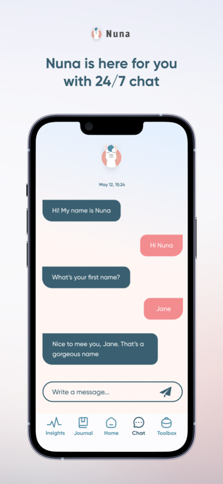 Nuna: Mental Health Companion 4.3.0 Screen Views 2