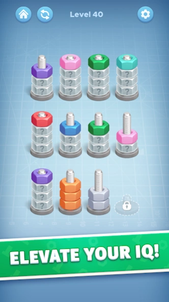 Nut Color Game - Sort Puz 3D 1.1.4 Screenshot