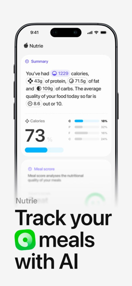 Nutrie - AI Calorie Tracker 1.0.4 Screenshot