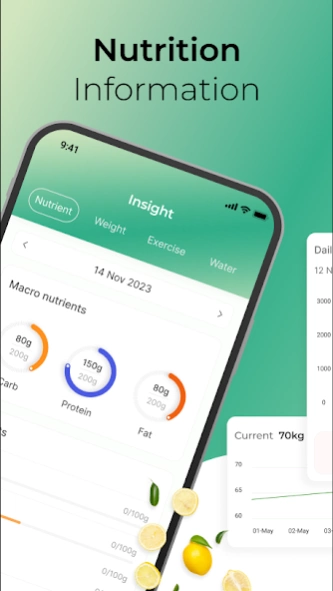 Nutrigen - Calorie Counter Pro  Screenshot