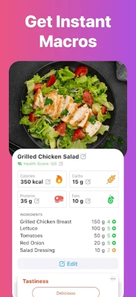 AI Calorie Counter: Nutrilio 1.21.0 Screenshot