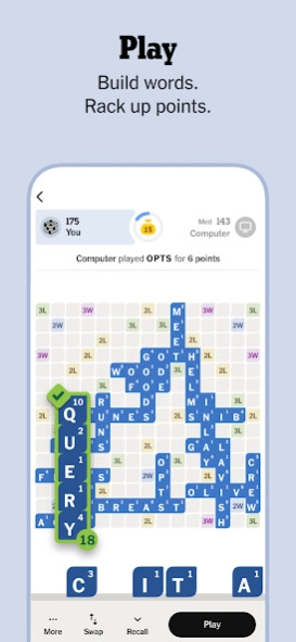 NYT Crossplay: Play and Spell 2.32.0 Screenshot