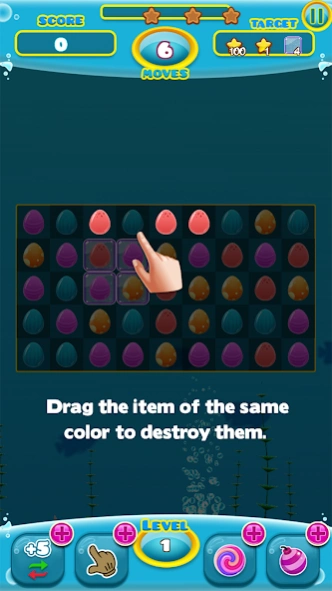 Ocean Odyssey Match-3 Puzzle 7.5.1.0.0 Screenshot