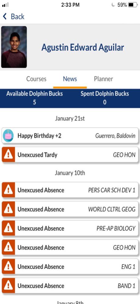 OCSD FOCUS Educational Portal 3.8.6 Screenshot