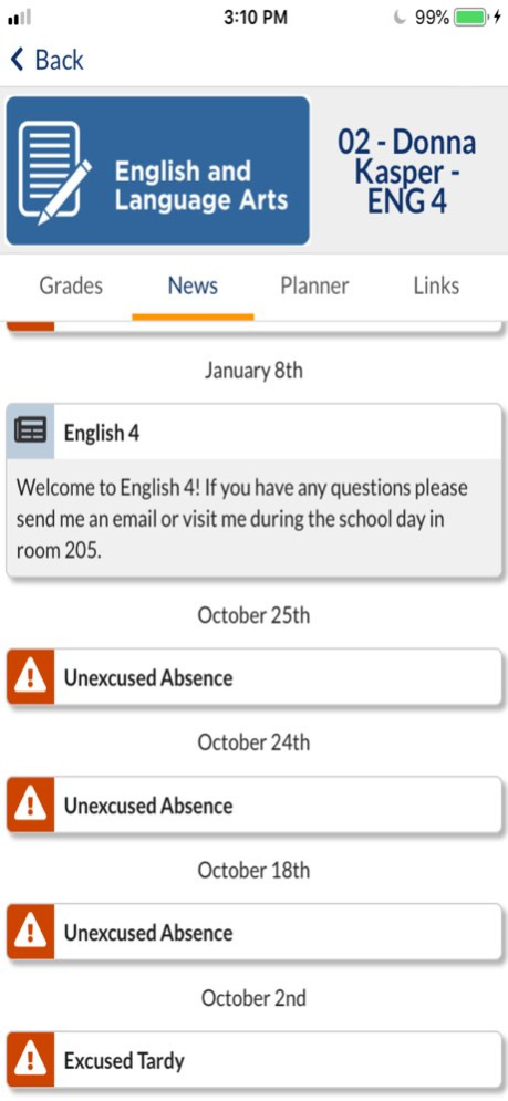 OCSD FOCUS Educational Portal 3.8.6 Screenshot