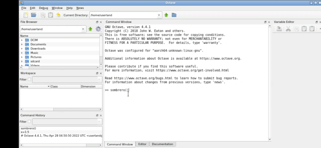 Octave 25.04.18 Screenshot