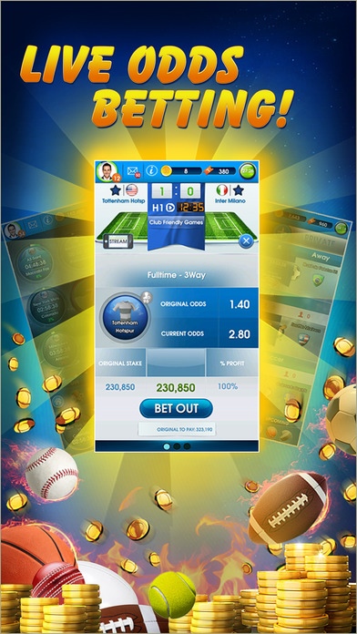 OddsBlast - Sports bets bookie 1.1.8 Screenshot