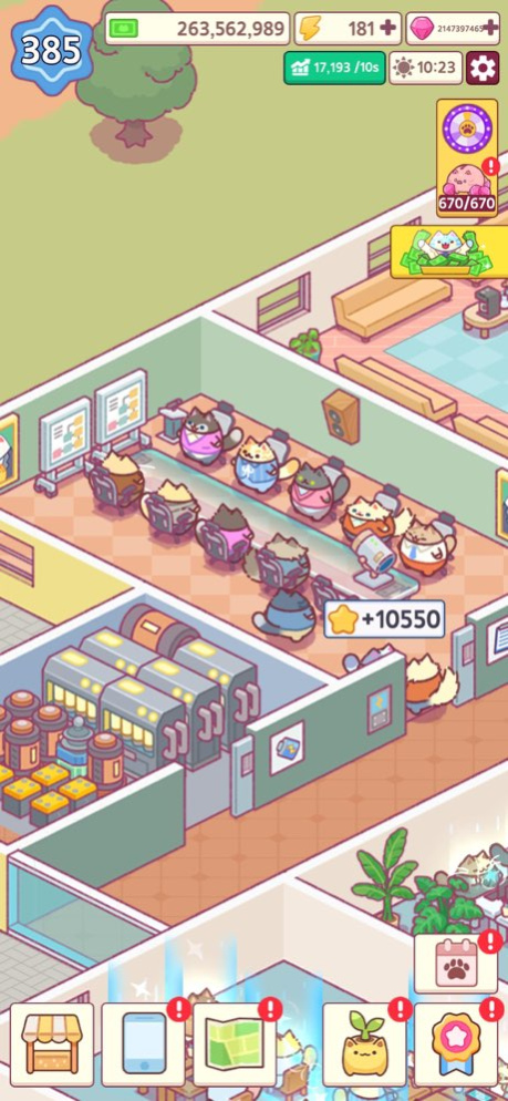 Office Cat: Idle Tycoon Games 1.0.80 Screenshot