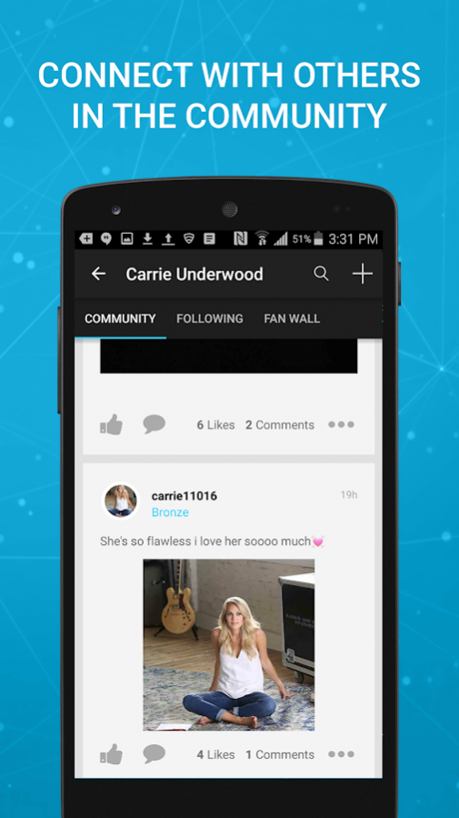 Official Carrie Underwood 1320 Screenshot