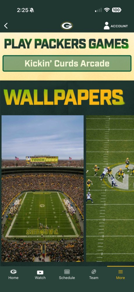 Green Bay Packers 8.3.0 Screenshot