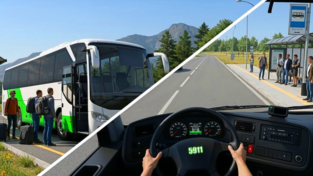 Offroad Bus Driving Game 3D  Screenshot