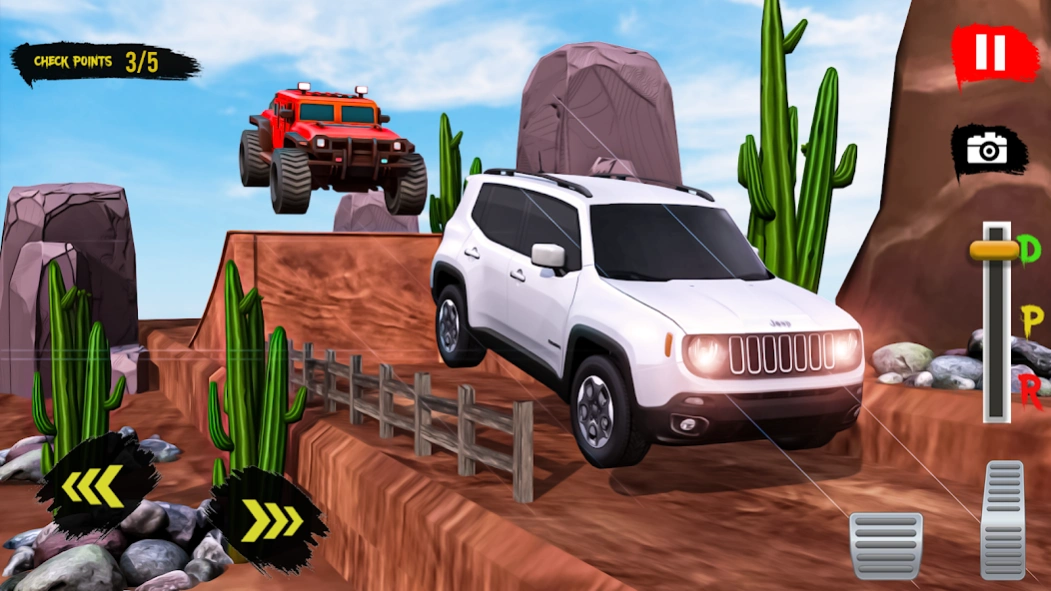 Offroad Jeep driving Racing 3D  Screenshot