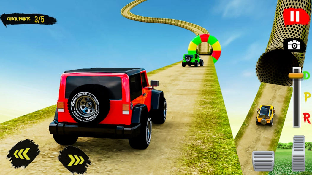 Offroad Jeep driving Racing 3D  Screenshot