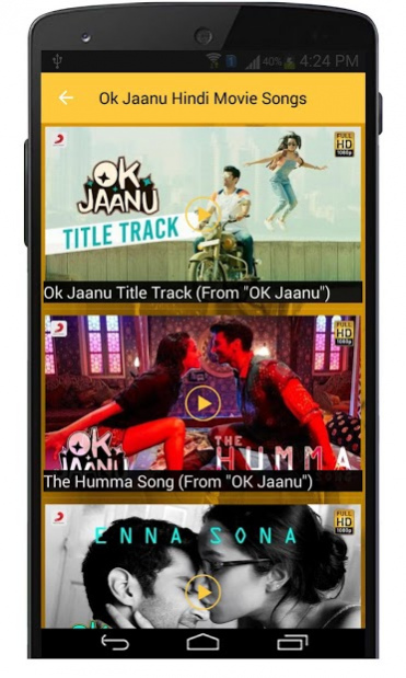 Ok Jaanu Hindi Movie Songs 1.3 Screenshot