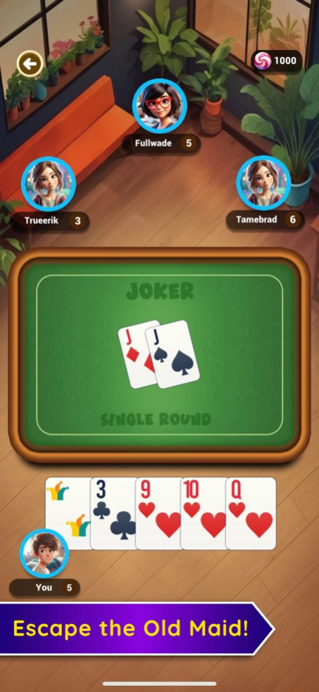 Old Maid: Fun Card Game! 1.2 Screenshot