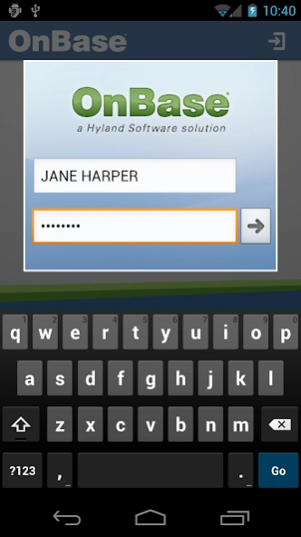 OnBase Mobile 1.5.29 Screenshot