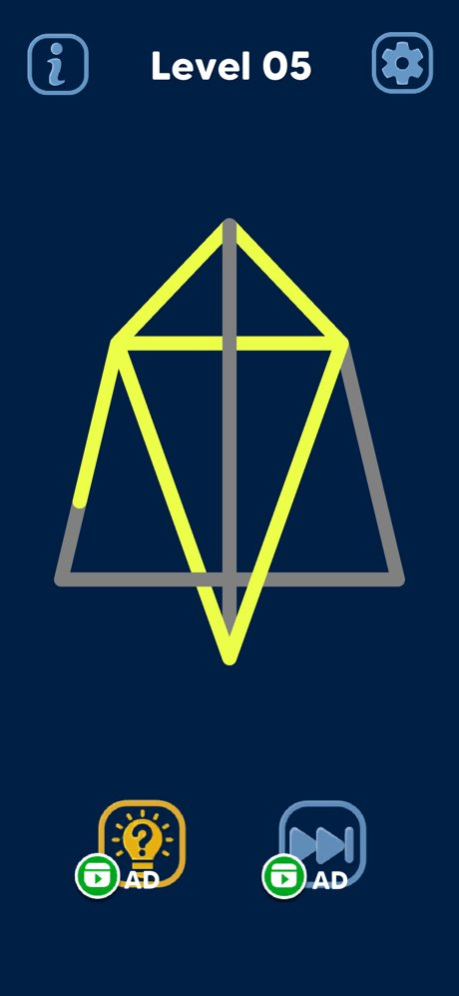 One Line Draw: Brain Puzzles 1.0.5 Screenshot