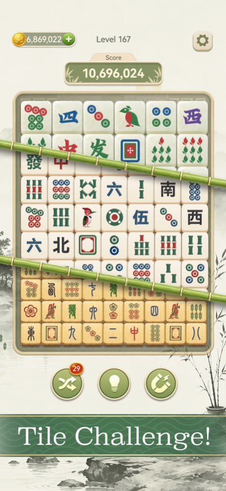 Mahjong Onetrix - Tile Puzzle 1.6 Screenshot