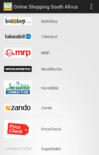 Online Shopping South Africa 3.1 Screenshot