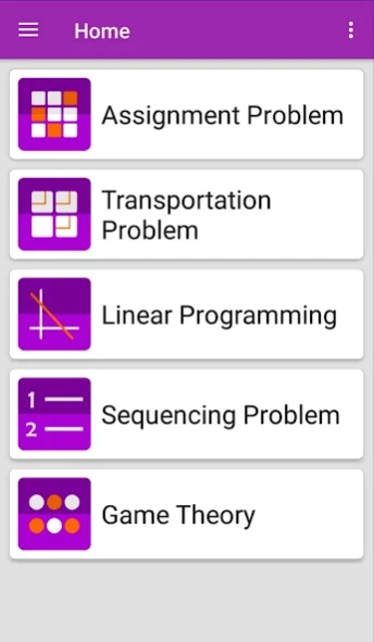 Operational Research 2.1 Screenshot