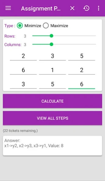 Operational Research 2.1 Screenshot
