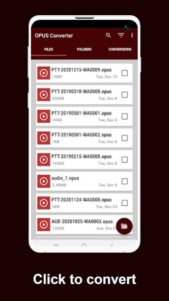 Opus To Mp3 Converter 55.6 Screenshot