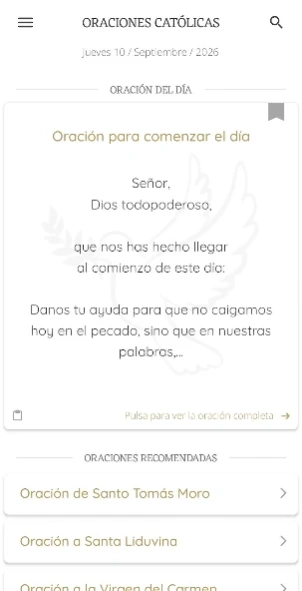 Oraciones Católicas 1.5.0 Screenshot