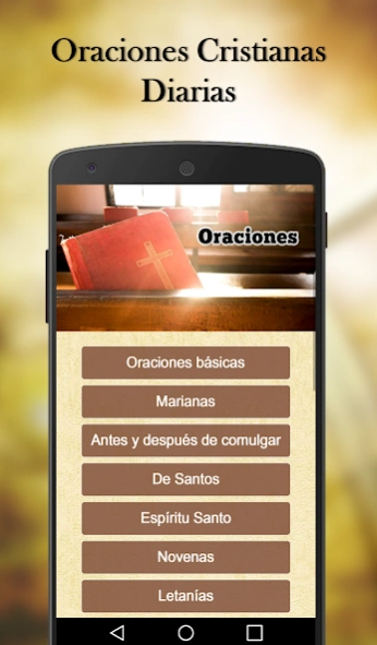 Oraciones Cristianas Diarias 22.0.0 Screenshot