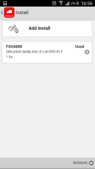 Oracle Mobile Field Service 23 Screenshot