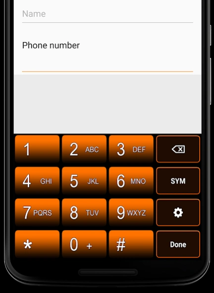 Orange Keyboard 1.6.1 Screenshot