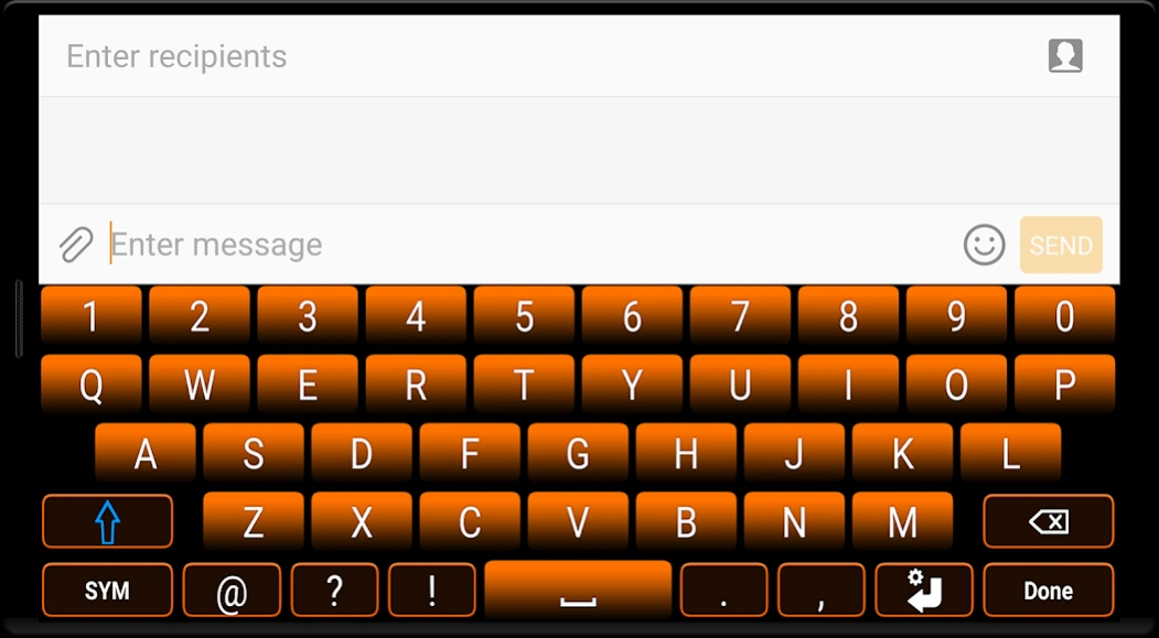 Orange Keyboard 1.6.1 Screenshot
