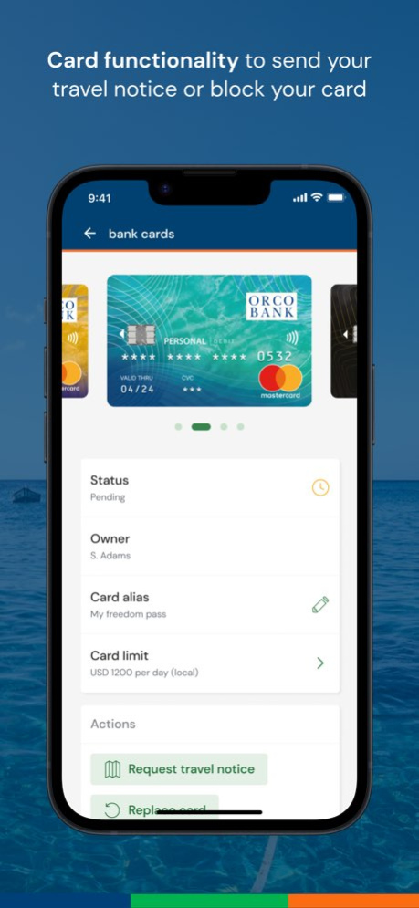 Orco Bank Mobile App 4.4.0 Screenshot