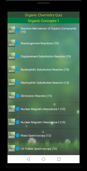 Organic Chemistry Quiz 705 Screenshot