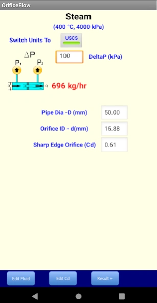 Orifice Flow  Screenshot