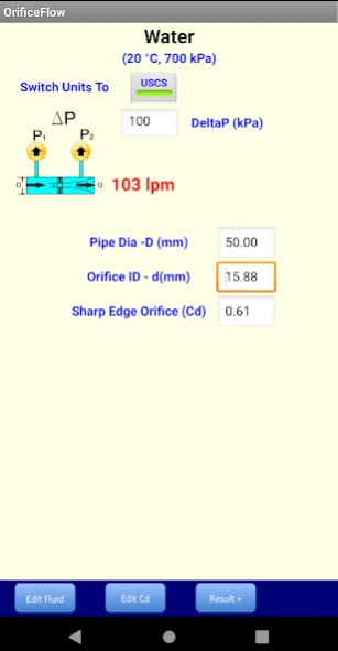 Orifice Flow  Screenshot