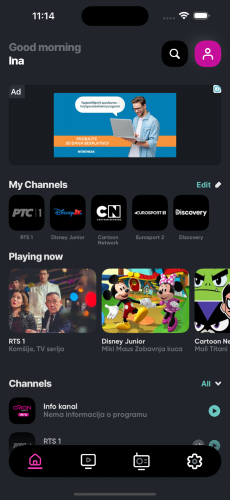 Orion TV 3.4.1 Screen Shots 1