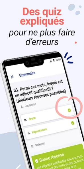 Orthographe : cours et quiz 2.1.1 Screenshot