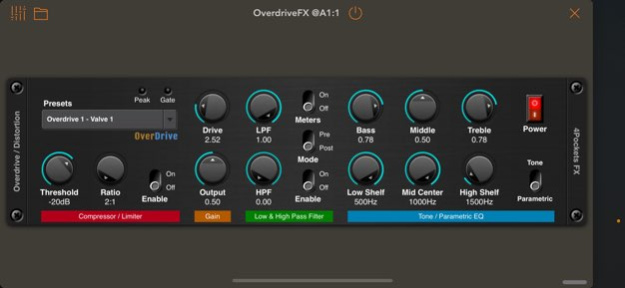 Overdrive AUv3 Plugin 1.06 Screenshot