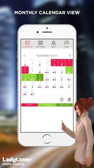 LADYTIMER Period Tracker 5.3.1 Screenshot