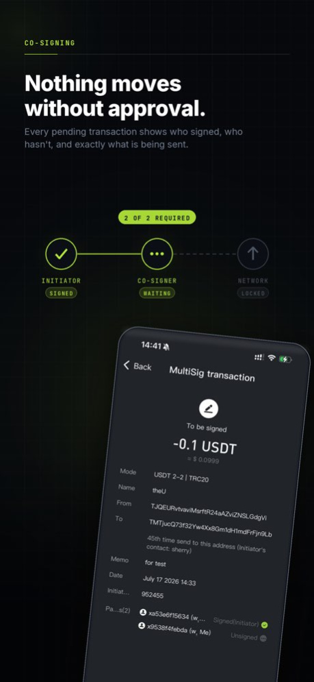 Ownbit: MultiSig & Cold Wallet 5.0.0 Screenshot