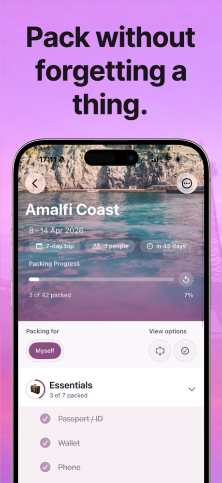 Packing List Checklist Essi 2 Screenshot