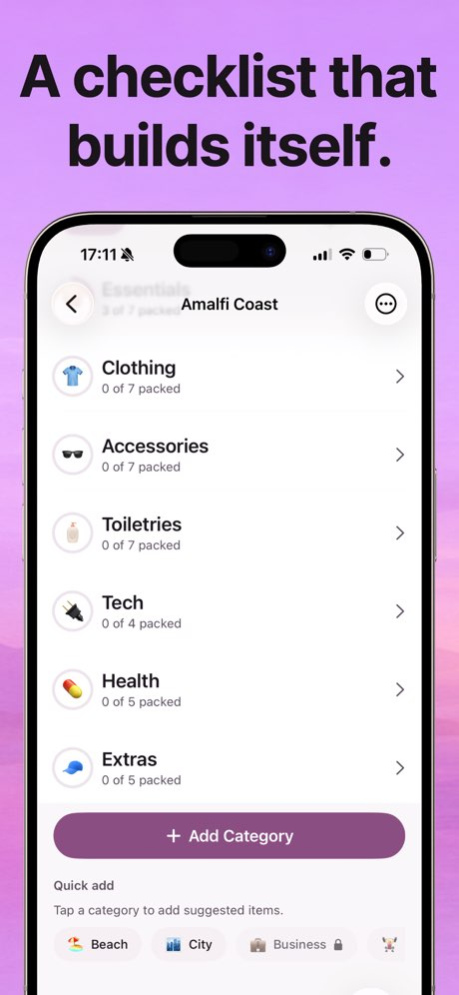 Packing List Checklist Essi 2 Screenshot