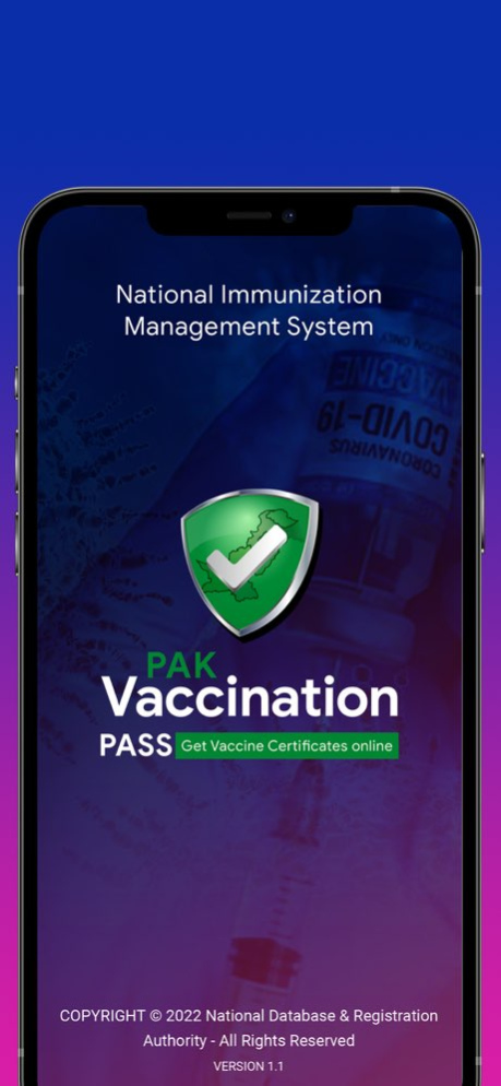 PAK Covid-19 Vaccination Pass 2.0.5 Screenshot