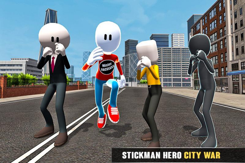 US Stickman Panther Robot Superhero Crime Mafia 1.0 Screenshot